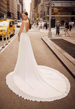 Load image into Gallery viewer, Morilee - #15009 - Amy &amp; Eve Jordan Lace Neckline with High Slit
