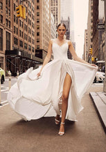 Load image into Gallery viewer, Morilee - #15009 - Amy &amp; Eve Jordan Lace Neckline with High Slit
